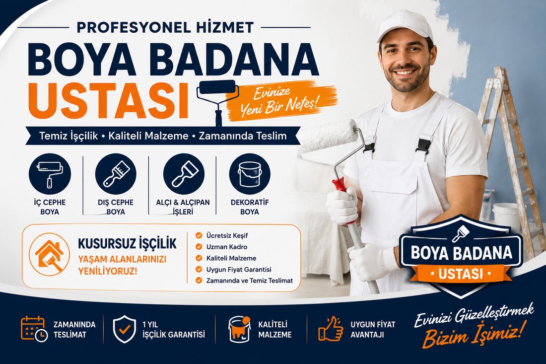 Aliağa boya badana ustası – profesyonel boyacı